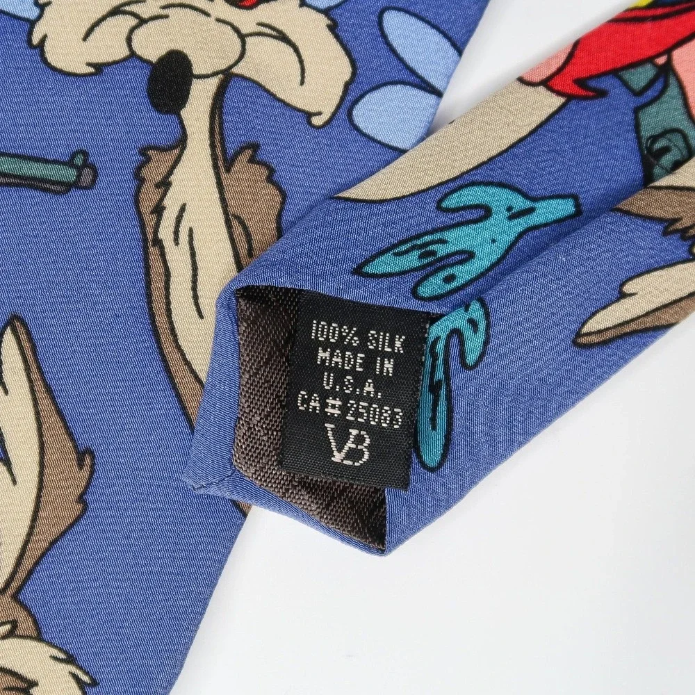 Vintage Looney Tunes Mania Tie Bundle 1994‎ (Set of 2) 90s Novelty Nostalgia